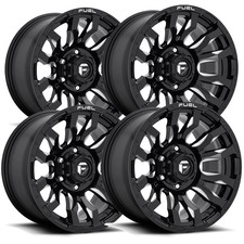 Set Of 4 Fuel D673 Blitz 20x9 6x5.5 20mm Blackmilled Wheels Rims 20 Inch Set Of 4 Fuel D673 Blitz 20x9 6x5.5 20mm Blackmilled Wheels Rims 20 Inch