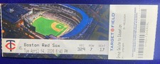Jack Anderson MLB DEBUT 4/14/2026 BOSTON RED SOX VS. TWINS GAME TICKET