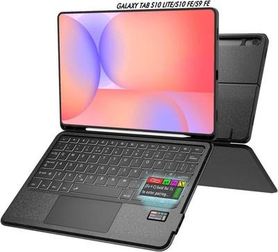 Doohoeek Bluetooth Tastatur Hülle mit LCD-Display für Samsung Galaxy Tab S10