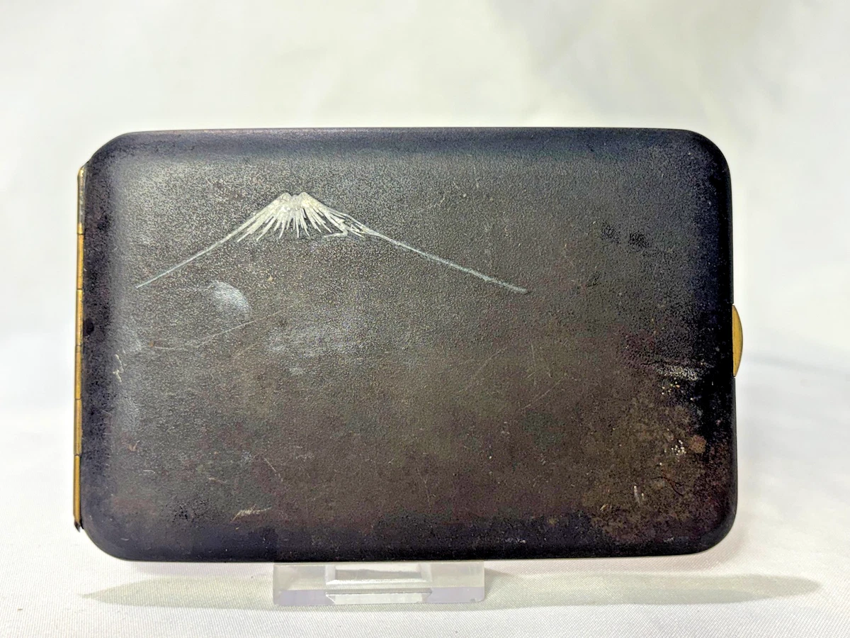 ヴィンテージ オイルライター付 煙草ケース（芸者 富士山）戦後 Japanese Cigarette Case for sale | eBay