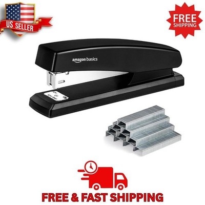Amazon Basics Stapler with 1000 Staples, Office Stapler, 25 Sheet Capacity, Non-