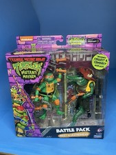TMNT Teenage Mutant Ninja Turtles Mutant Mayhem Mikey Vs Leatherhead Battle Pack