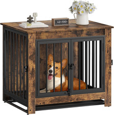 Dog Crate Furniture, Dog Crate End Table for Small and Medium Dogs,Wooden Cage K