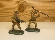 VTG 1971 78 Britains Ltd. Super Deetail Toy Soldiers Lot Of 2 Made In England