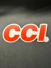 CCI Ammunition Die Cut Decal Vinyl Sticker Gun Safe Outdoor/indoor 4.75” X 2”