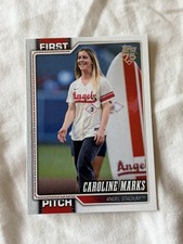 Caroline Marks - Topps Series 1 #FP-3 First Pitch Short Print