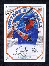 2023 Onyx Vintage Extended Auto Black Ink 5/5 Colin Houck #OACH Auto 0j81