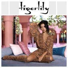 BNWT TIGERLILY ALORA PRIYA MINI DRESS SIZE 8 (SMALL) BOHO RRP $249
