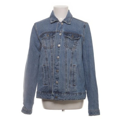 VILA Clothes, Jeansjacke, Damen, Größe: 40, Blau, Baumwolle, Einfarbig #pkx