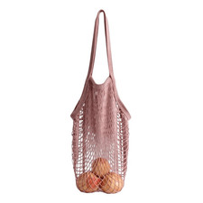 Graf Lantz Ami Net Market Tote - Rose Pink, Boho Beach Tote Bag, Made in USA