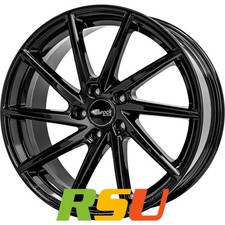 Brock B37 schwarz lackiert 9x20" ET45 LK5 120 ML 65.1 Alufelgen 20 Zoll