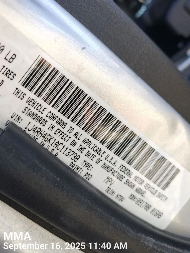 Cuadro de instrumentos velocímetro Jeep Commander 2009-2010 Foto 2 de 4