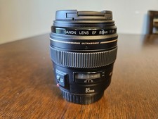 Canon EF 85mm F/1.8 USM Telephoto Lens Good Used Condition Free Shipping
