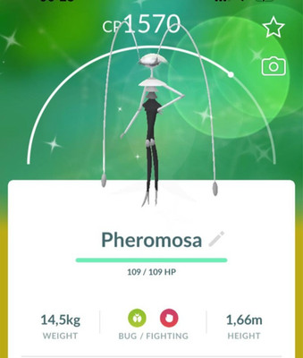 Pokémon - Shiny Pheromosa - P T C have 20k stardust - See Description