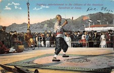 Amoy China Juggler Entertaining American Soldiers Postal Used Postcard AA112399