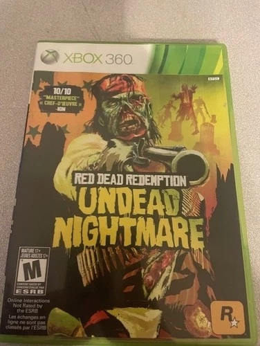 XBox 360 Red Dead Redemption : Undead Nightmare  game ( free shipping to Canada