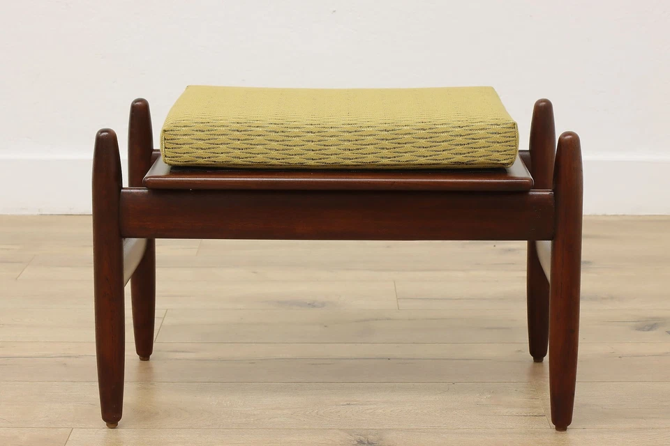 Reposapiés danés vintage moderno de teca de mediados de siglo, Frem Rojle #55167 Foto 2 de 4