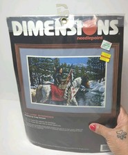 Dimensions Needlepoint "The Lone Wanderer" 2467 Hard To Find Seal New In Package