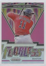 2021 Panini Prizm Fearless Pink Prizm Rafael Devers #FR-4 07e0