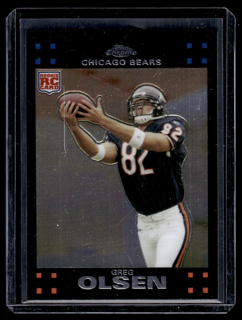 2007 Topps Chrome Greg Olsen Rookie Chicago Bears #TC218