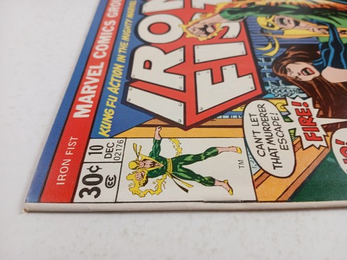 Iron Fist #10 NM- 9.2 (Marvel 1976) John Byrne Art - Picture 5 of 8