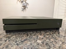 Xbox One S 1TB Battlefield 1 Military Green Console Only Tested Working