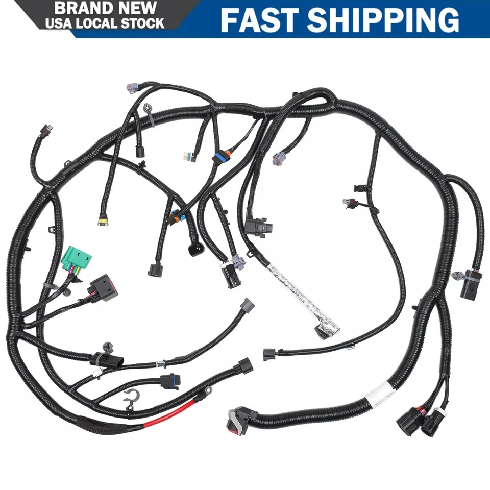 Engine Wiring Harness 4C3Z12B637AA For 2004 Ford F250 F350 F450 F550 Super Duty - Image 2 of 4