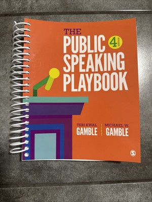 The Public Speaking Playbook - Spiral-bound - VERY GOOD