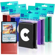 500ct Matte Card Sleeves, 5 Colors Magic Card Sleeves, MTG TCG Deck Sleeve fo...