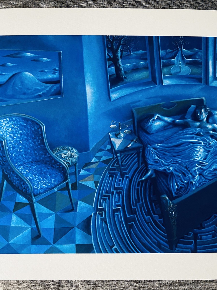 RARE Phish Rift Album Art Giclee Signed Print David Welker Famous