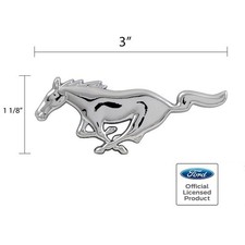 Mustang Running Horse Stick On Interior Emblem Lh