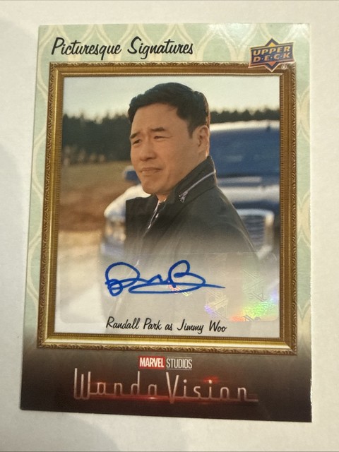 Randall Park As Jimmy Woo 2022 UD Marvel WandaVision Picturesque Auto SSP 1:997