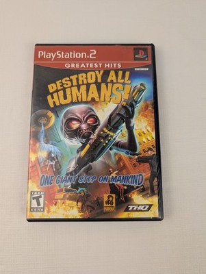 Destroy All Humans (Sony PlayStation 2, 2005) CIB
