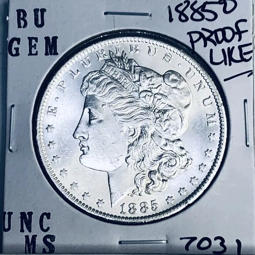 1885 O BU GEM MORGAN SILVER DOLLAR UNC MS+++ U.S. MINT RARE COIN 7031