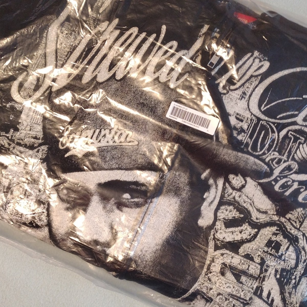 Supreme26ssDJ Screw フーディーブラックXL Supreme DJ Screw Graphic Zip Hoodie Black XL Full Zip Hooded | eBay