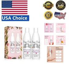 Complete Wash Day Bundle: Hydrating Shampoo & Deep Conditioner for Every Curl