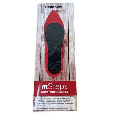 Nikken Kenko mSteps Insoles Black - Women 5-9 (20213) Trim to Fit