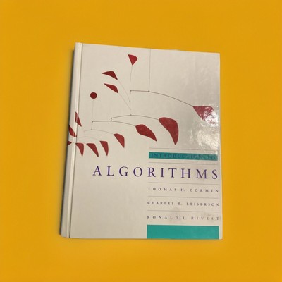 First Edition-Introduction To Algorithms (hardcover, 1997)