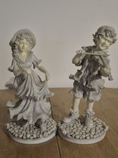 Regency Fine Arts Figurines “The Dancer” & “The Fiddler” Pair c1999