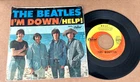 The Beatles Help! & I'm Down 45 & Picture Sleeve Vinyl Record Capitol #5476