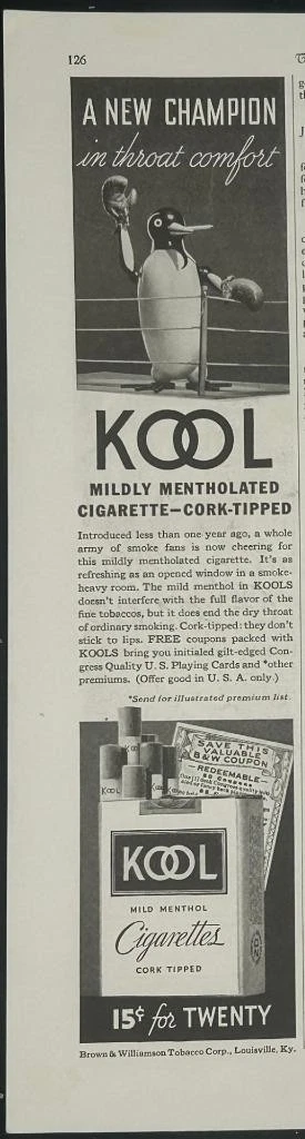 Kool Penguin In Collectible Tobacco Cigarettes for sale | eBay
