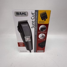 New WAHL Sure Cut Hair Clipper Kit 79449-1001 Corded 15-Piece Home Haircutting