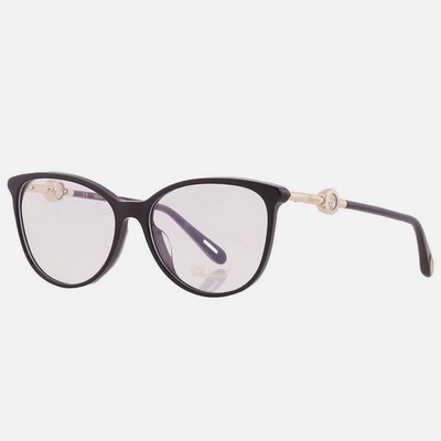 New! Chopard VCH283S 0700 Black and Gold Women Eyeglasses, Authentic