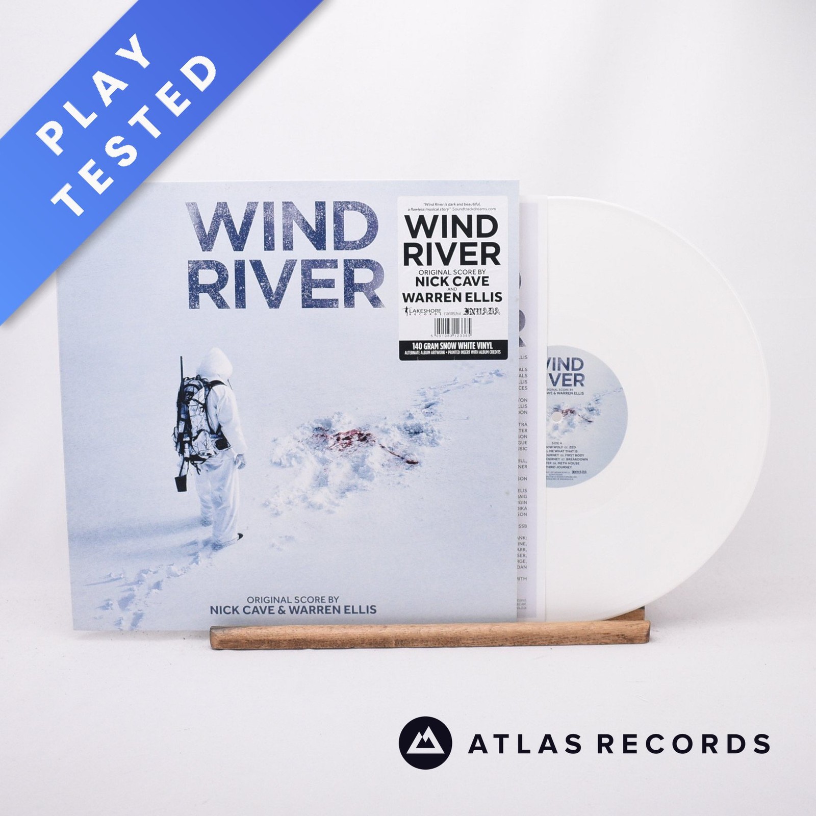 Nick Cave & Warren Ellis Wind River A1 B1 White LP Album Vinyl Record - NM/NM