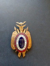 MAGNIFIQUE  ET RARE INSIGNE EMAILLE NEUF BANQUE DE FRANCE