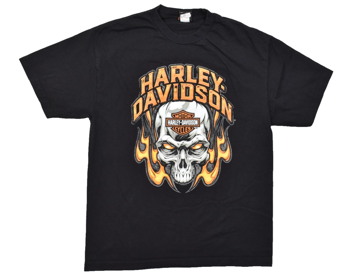 Harley-Davidson Texas Skull Graphic T-Shirt Black Men