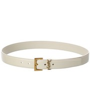 Saint Laurent Monogram Leather Belt Women's