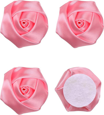 YAKA 20pcs Handmade Stereo Fabric Rose Flowers for DIY Headdress Flowers Headban