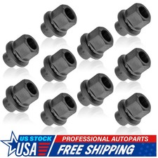 10 Pack M22x1.5 x 19mm 33mm Sleeve Nuts Wheel Nuts M22-1.5 Skirt Flange