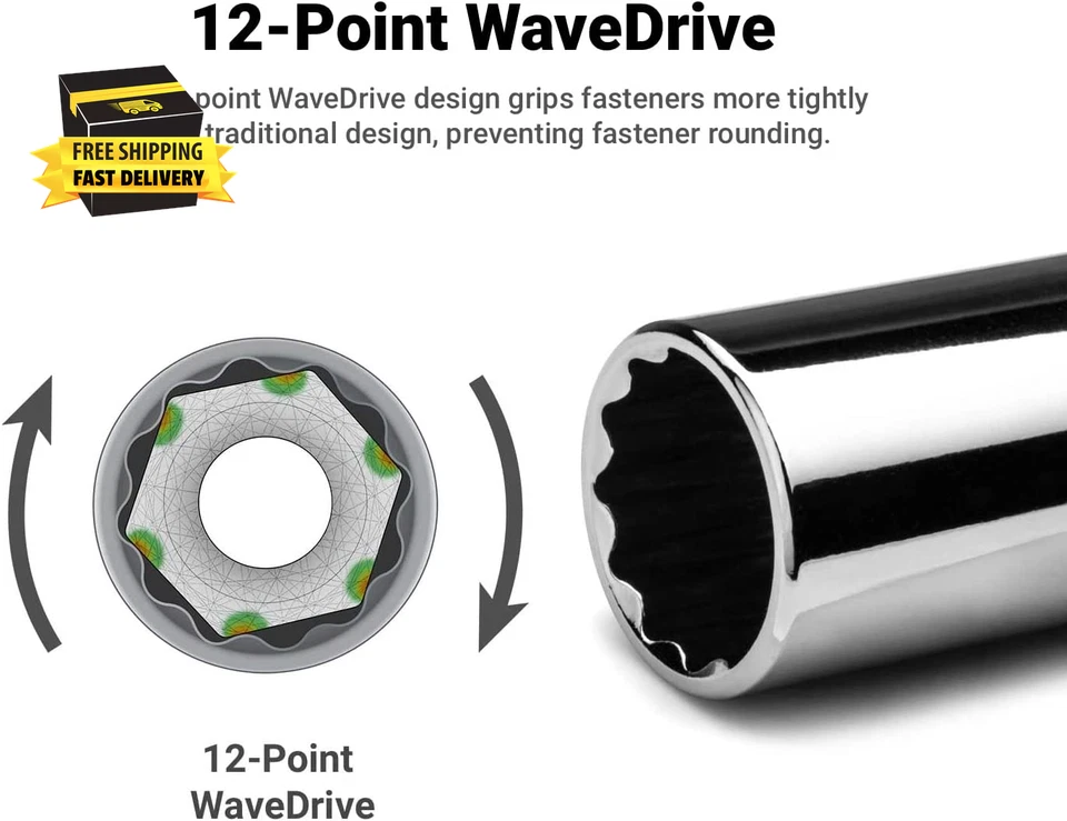 4 Mm Shallow Socket, 1/4 In. Drive, 12-Point, Metric ⭐️⭐️⭐️⭐️⭐️ - Image 2 of 4